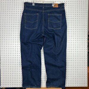 GodBody 90s Hip‎ Hop Jeans 42x32 Baggy Wide Leg Streetwear Skate Riveted Denim